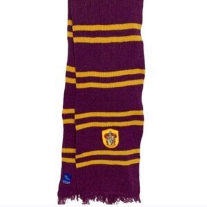 Harry Potter Gryffindor Scarf Costume Halloween Purple Yellow Stripe Lambs Wool